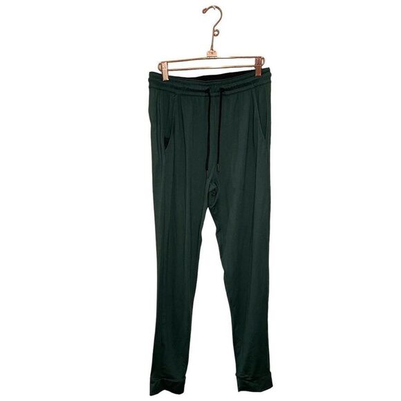 01.Algo Joel Performance Jersey Sweatpants Jogger Pants Dark Green Men’s Size XS - Picture 1 of 5